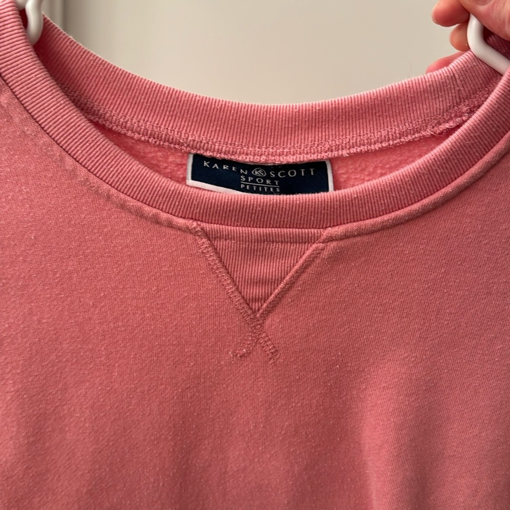 Karen Scott sport petite pink M